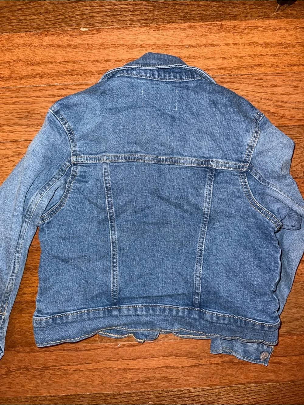 Old Navy Medium Wash Blue Denim Trucker Jacket
